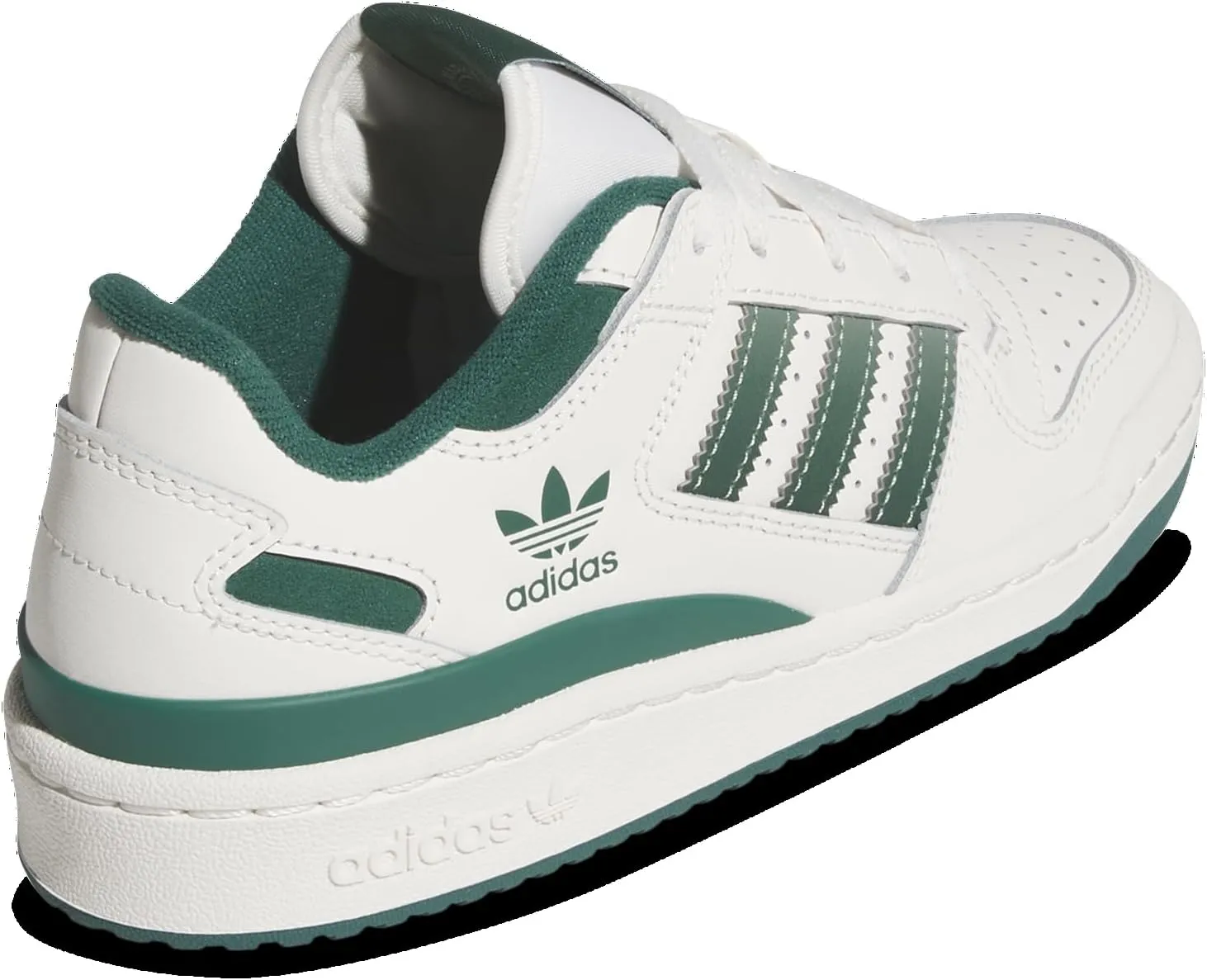 Adidas Originals Forum Low CL - Boys' Grade School (JI0404, Cloud White/Silver Green/Collegiate Green)