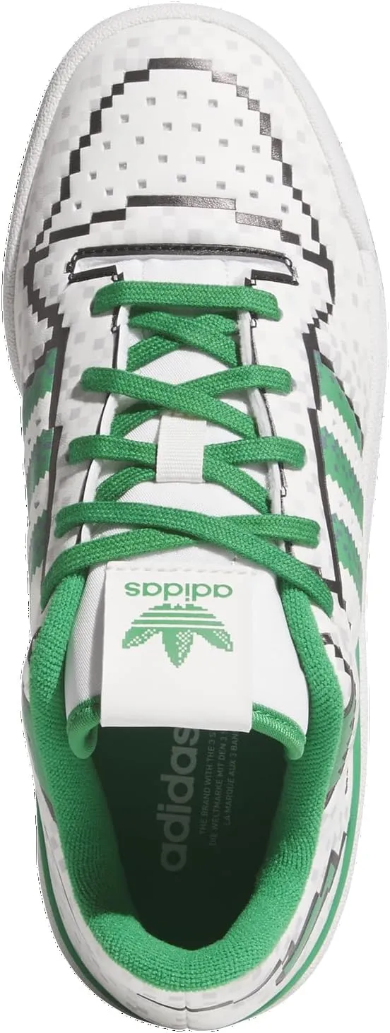 Adidas Originals Forum Low CL - Boys' Grade School (JI3399, Green/White/Black)
