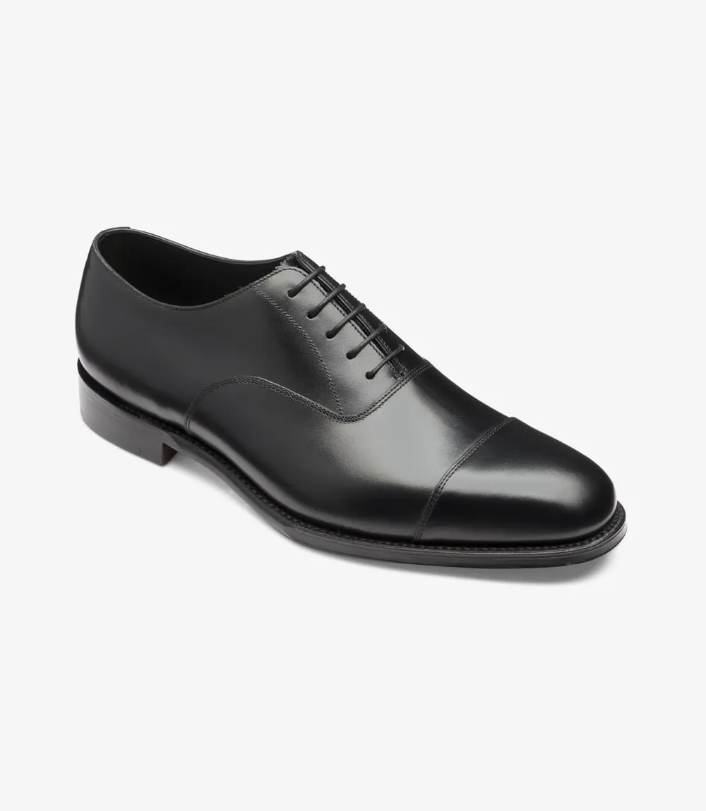 ALDWYCH TOE CAP SHOE BLACK CALF LEATHER