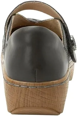 Alegria Women's Opheliah Comfort Shoes V-Cut Leather Mary Jane