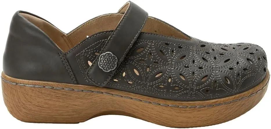 Alegria Women's Opheliah Comfort Shoes V-Cut Leather Mary Jane