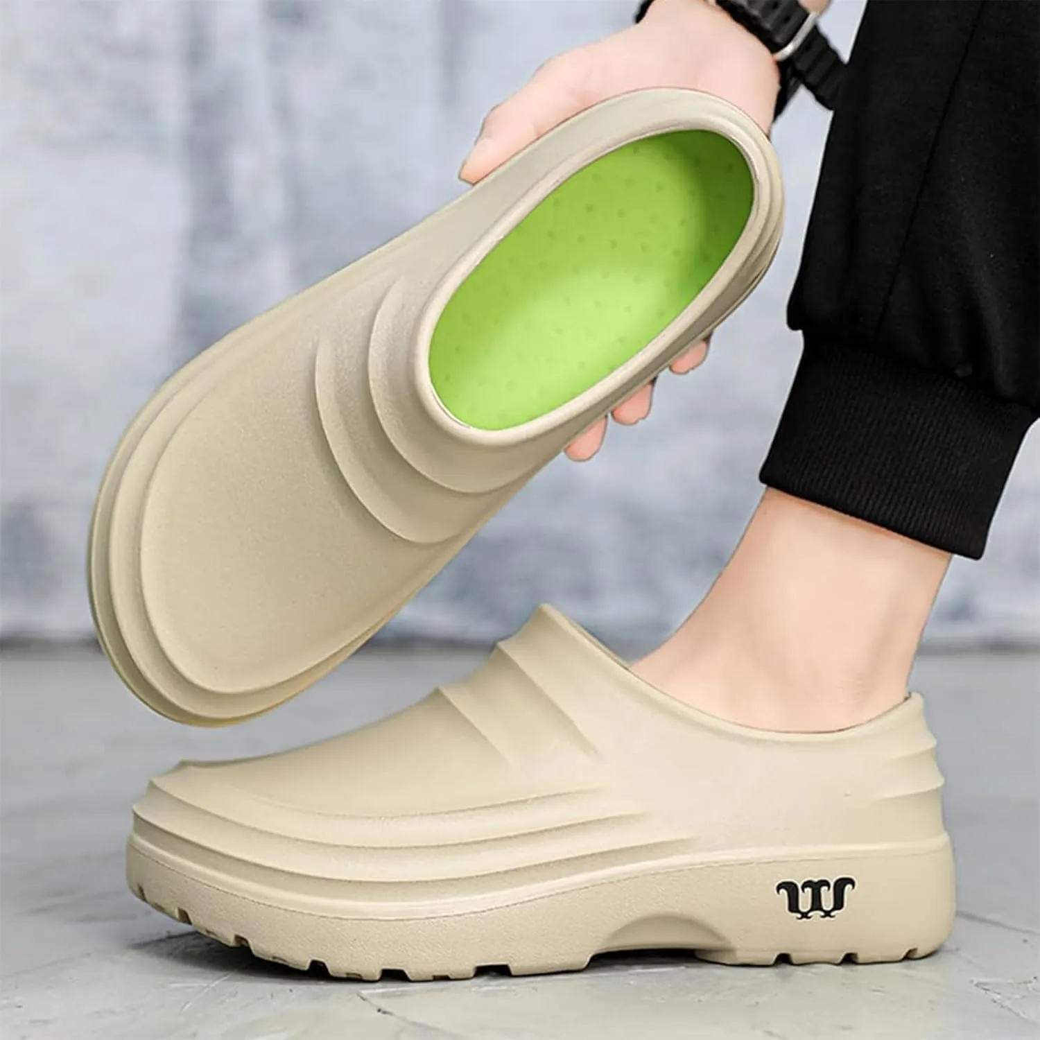 Armadillo Chef Shoes for Women Men Slip-Resistant Work Shoes Wide Waterproof Nursing Shoe Comfortable Non Slip Nurse Work Shoe, Ideal for Healthcare Kitchen Food Service
