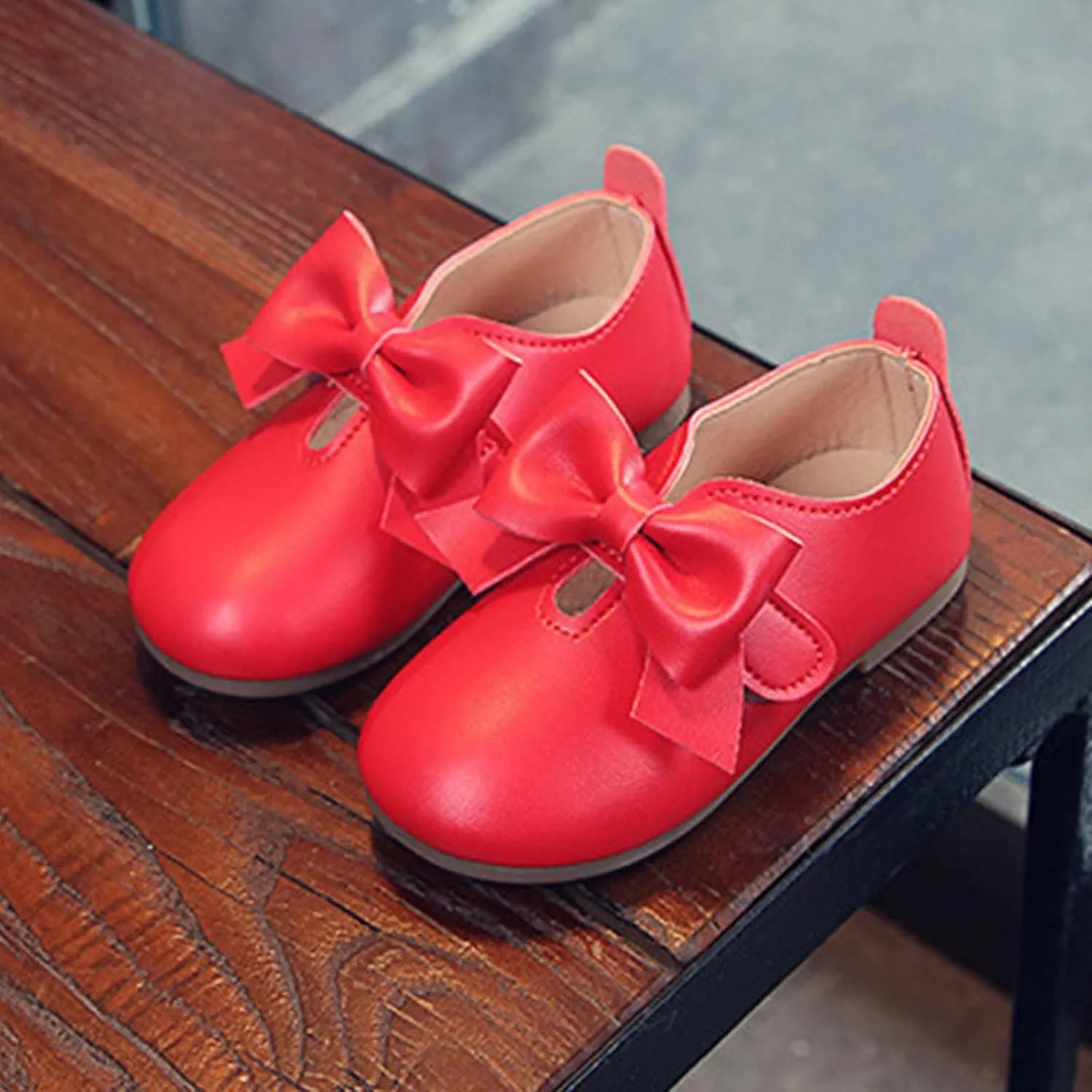 Baby Riding Boots for Girls Fashion Autumn Girls Casual Shoes Flat Light Hook Loop Solid Color Bow Simple Boots Girls 10