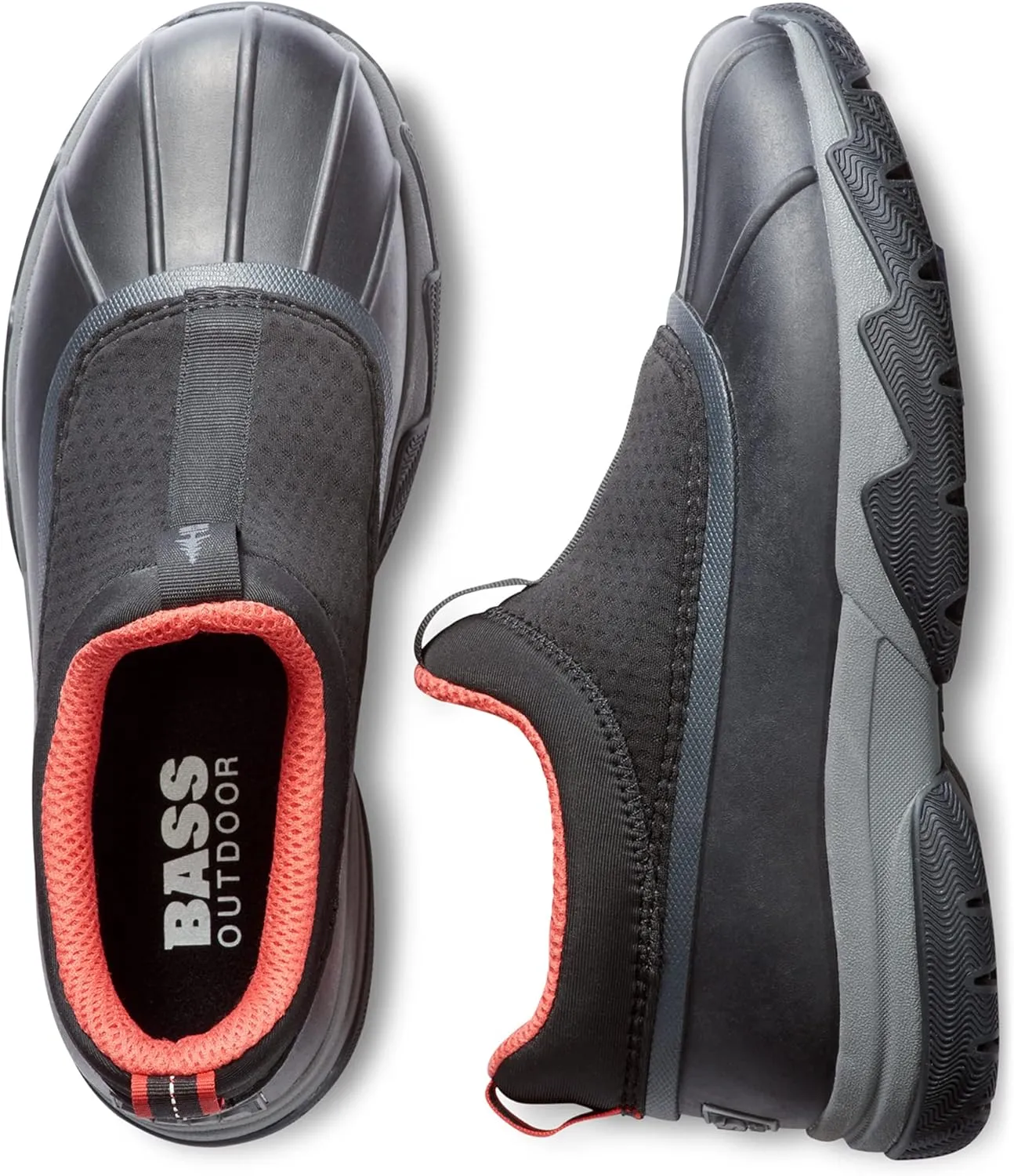 BASS OUTDOOR Men's Field Duck Low Slipo Rain Shoe