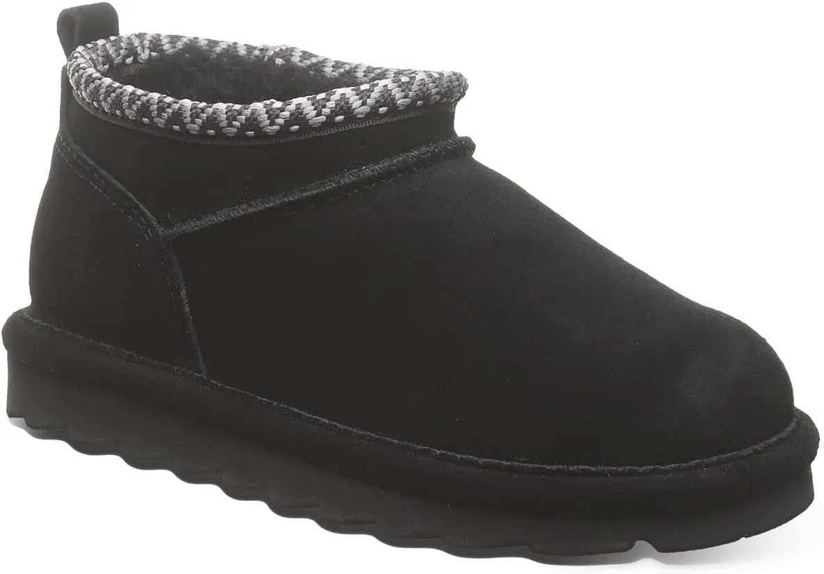 BEARPAW Super Shorty Deco Youth Multiple Colors | Women's Ankle Boot | Women's Slip On Boot | Comfortable Winter Boot