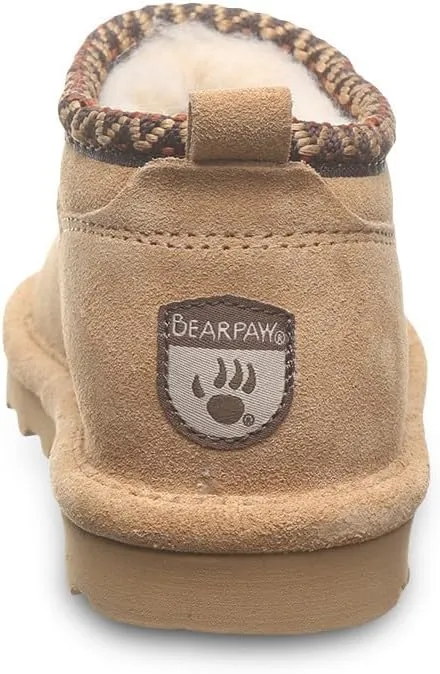 BEARPAW Super Shorty Deco Youth Multiple Colors | Women's Ankle Boot | Women's Slip On Boot | Comfortable Winter Boot
