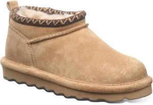 BEARPAW Super Shorty Deco Youth Multiple Colors | Women's Ankle Boot | Women's Slip On Boot | Comfortable Winter Boot