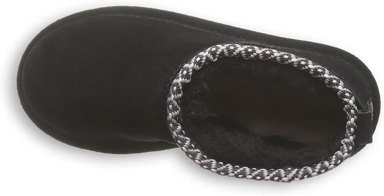 BEARPAW Super Shorty Deco Youth Multiple Colors | Women's Ankle Boot | Women's Slip On Boot | Comfortable Winter Boot