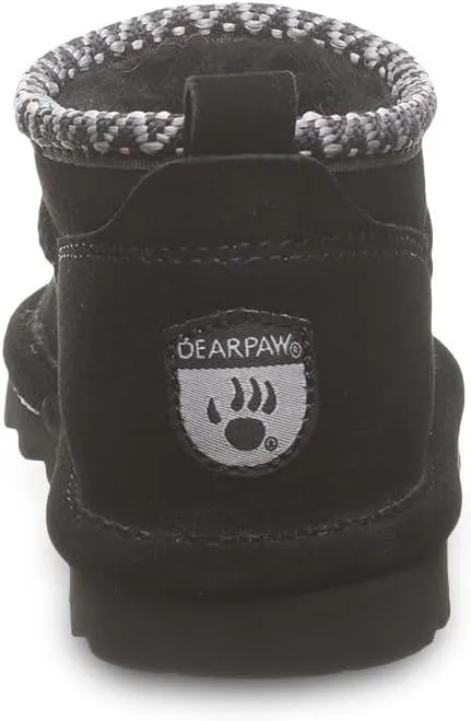 BEARPAW Super Shorty Deco Youth Multiple Colors | Women's Ankle Boot | Women's Slip On Boot | Comfortable Winter Boot