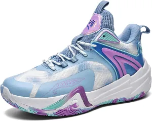 Big Kids Basketball Shoes for Boys and Girls - Comfortable Durable Sneakers, Non-Slip Traction & Vibrant Colors for Sports Training, Indoor/Outdoor Games