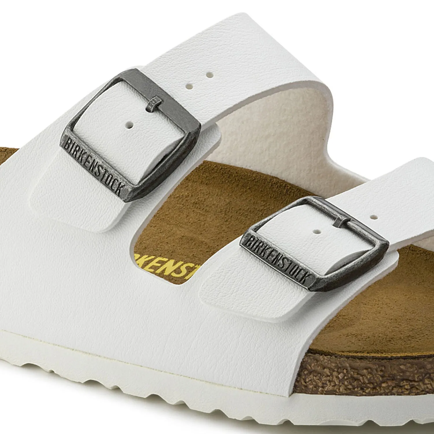 Birkenstock Arizona Birko-Flor White Women's