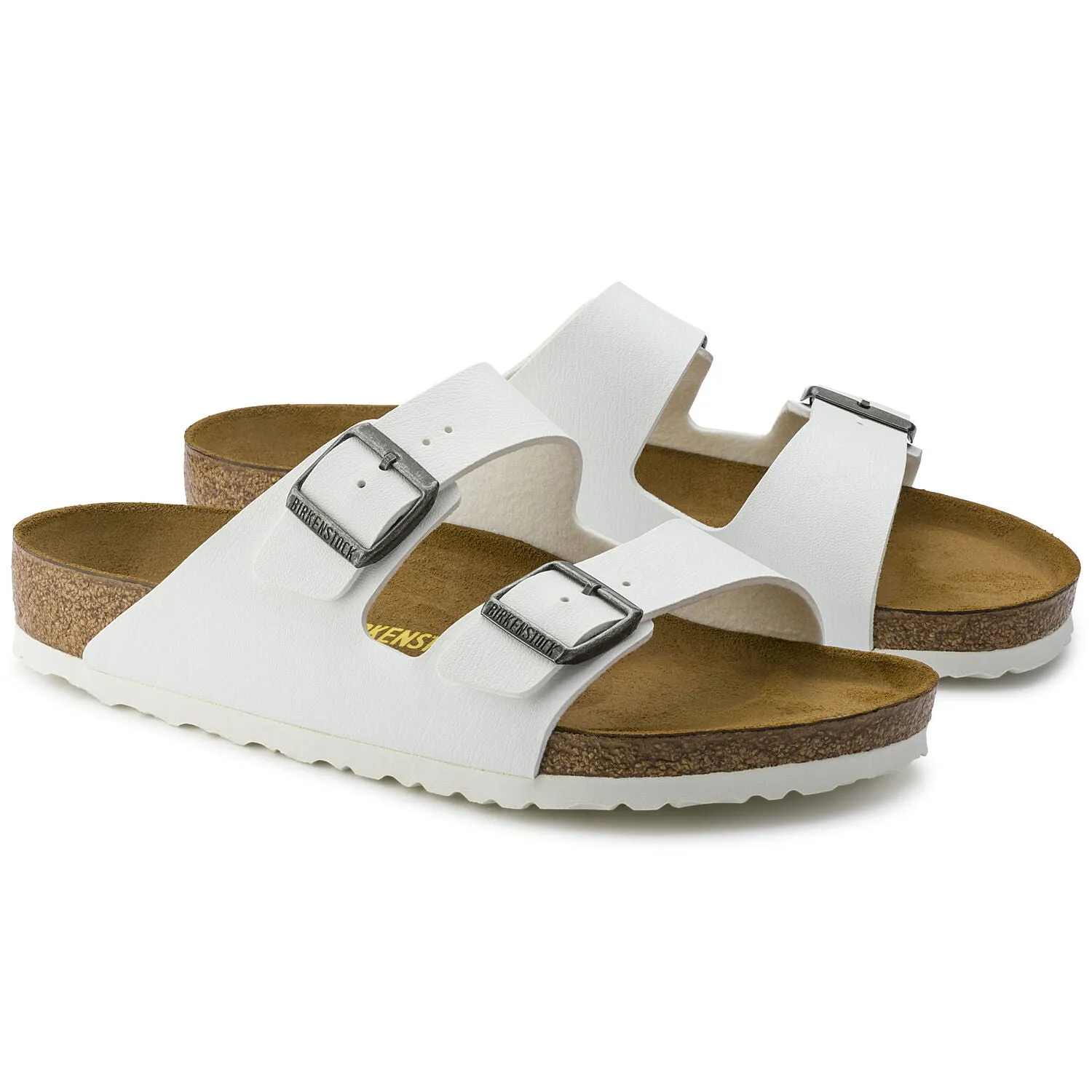 Birkenstock Arizona Birko-Flor White Women's