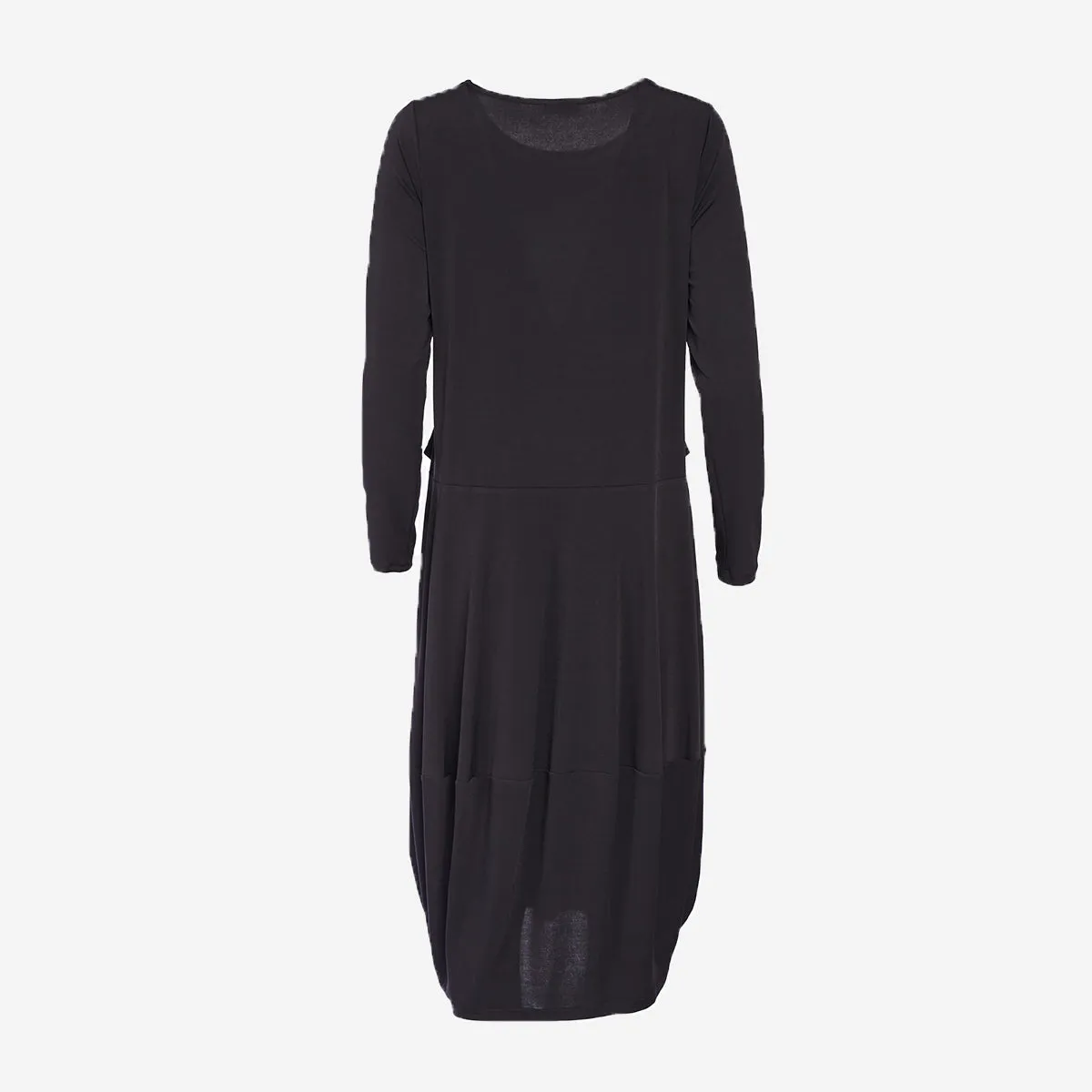 BLACK JERSEY DRESS