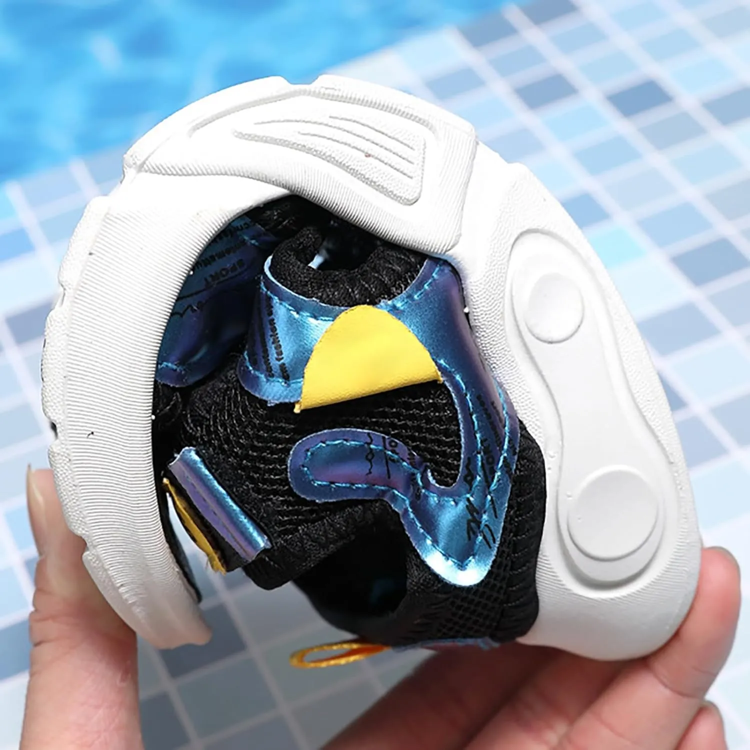 Boys Girls Sports Sandals Open Toe Slip On Double Strap Adjustable Water Shoes Kids Trendy Summer Beach Sandals