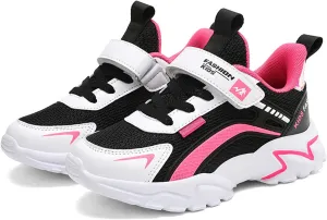 Boys' Kids Rotating Buckle Fashion Sneakers, Lightweight & Breathable, Non-Slip Basketball & Skating Shoes, Wear-Resistant, Durable, All-Season Sports & Hiking Shoes