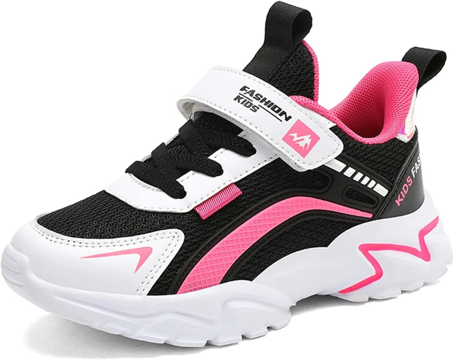 Boys' Kids Rotating Buckle Fashion Sneakers, Lightweight & Breathable, Non-Slip Basketball & Skating Shoes, Wear-Resistant, Durable, All-Season Sports & Hiking Shoes