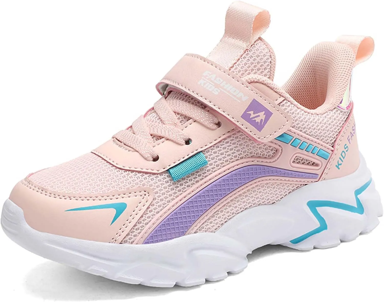 Boys' Kids Rotating Buckle Fashion Sneakers, Lightweight & Breathable, Non-Slip Basketball & Skating Shoes, Wear-Resistant, Durable, All-Season Sports & Hiking Shoes