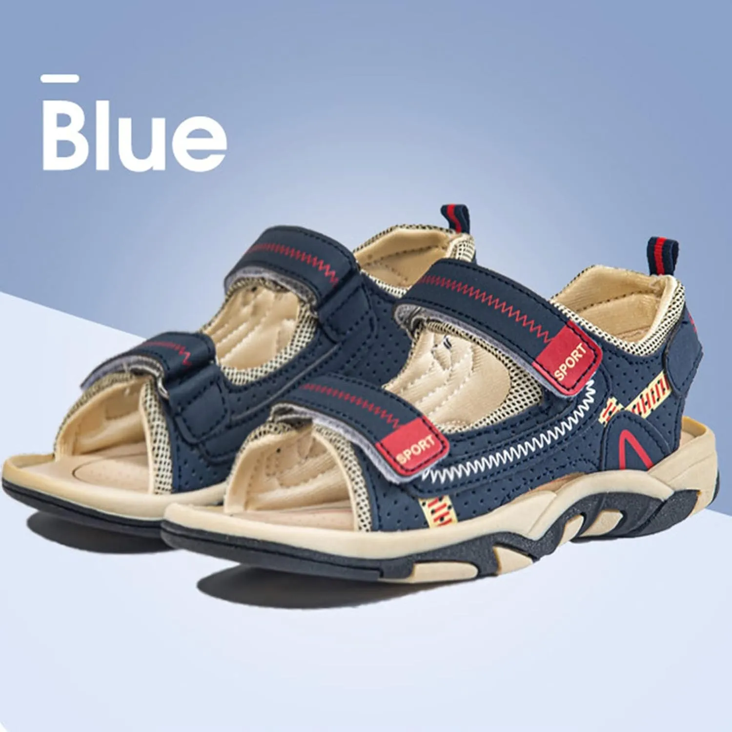 Boys Sport Sandals Open Toe Outdoor Hiking Athletic Walking Shoes for Summer 2025 Kids Fashion Trendy Beach Shoes