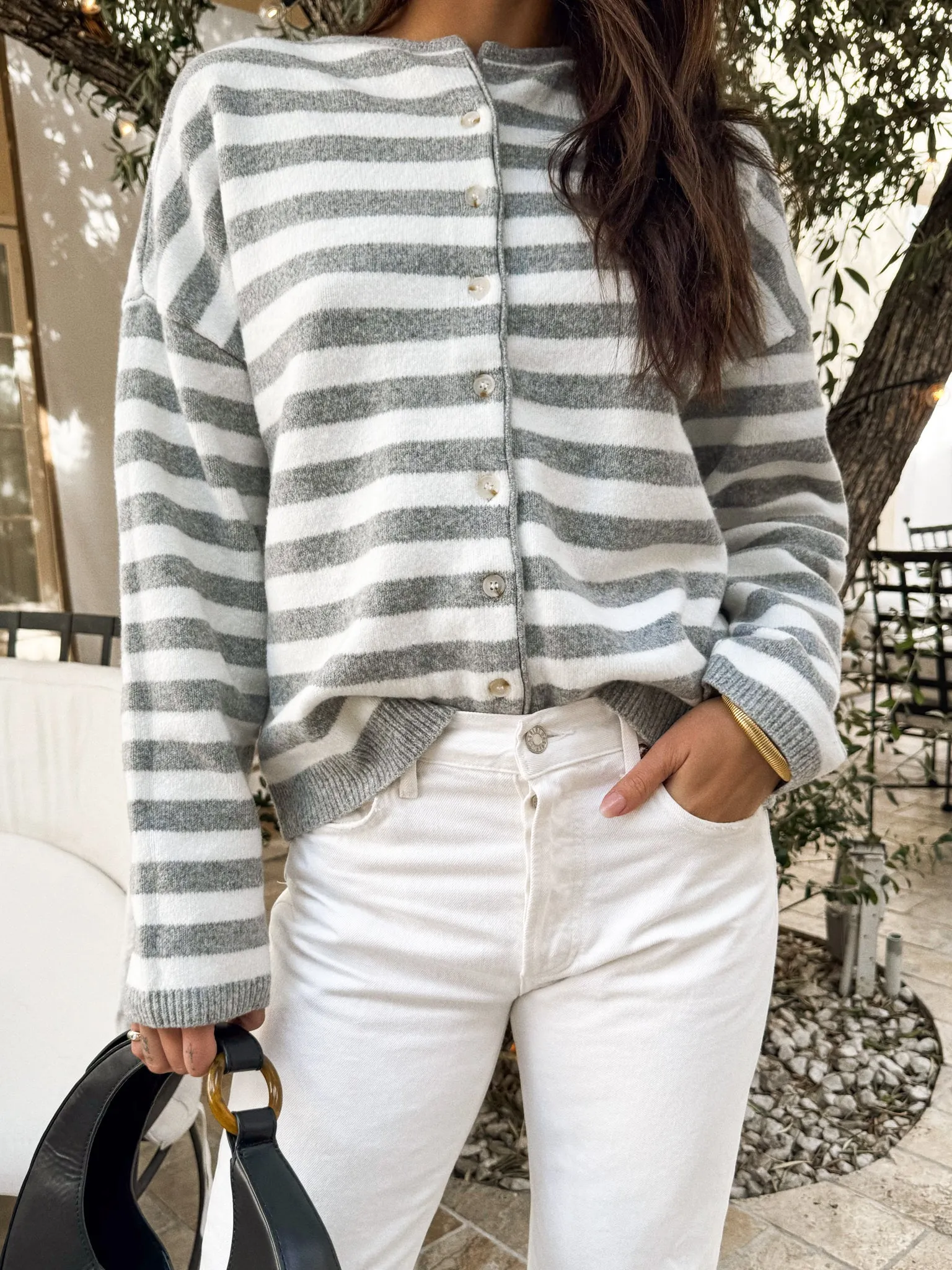 C'est La Vie Stripe Cardigan