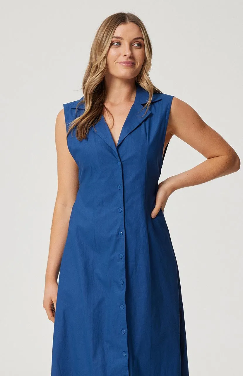 Clara Maxi Dress - French Navy