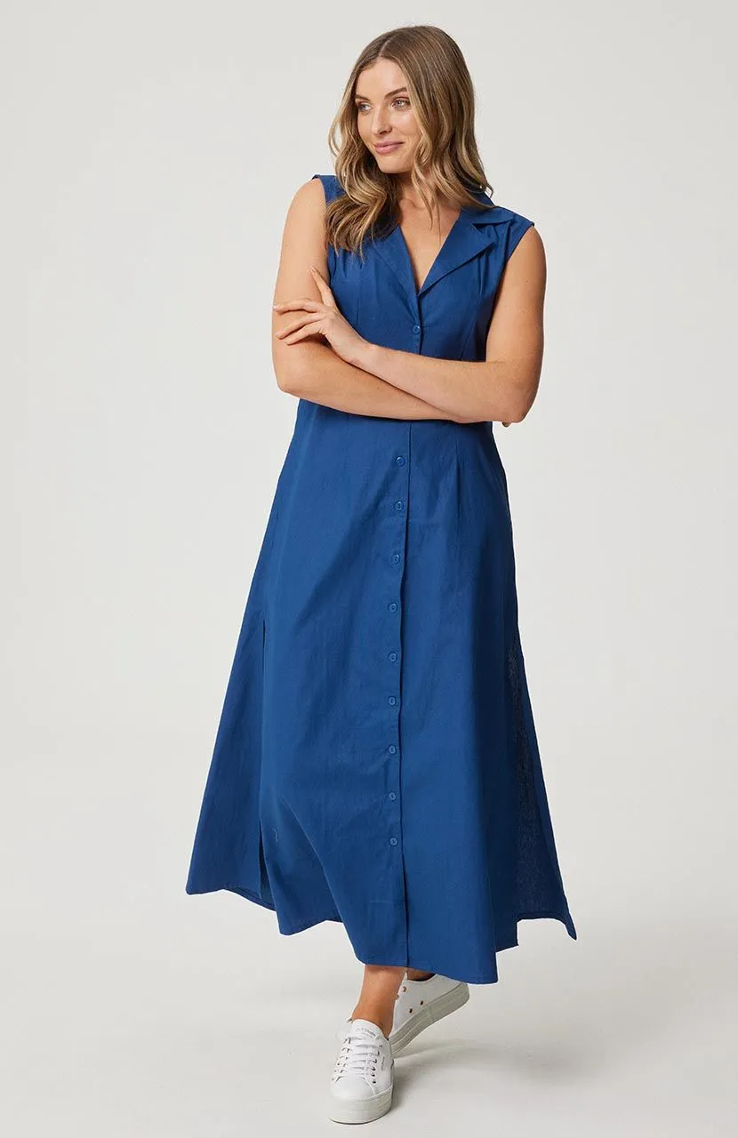Clara Maxi Dress - French Navy