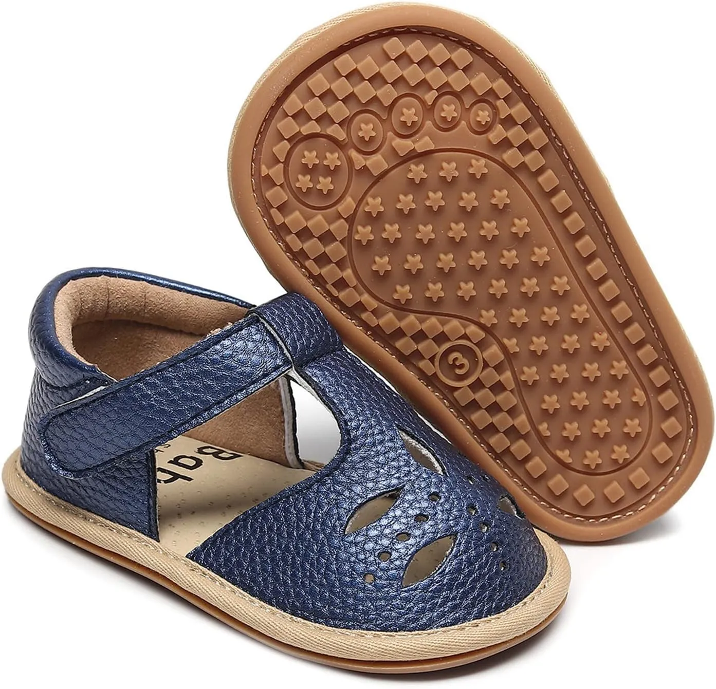 Closed Toe Single Walking Shoes for Toddler Kids Boy Girl 2025 Trendy Hollow Out First Flat Sandals Shoes