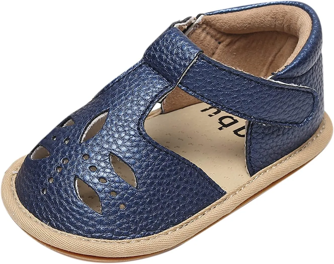 Closed Toe Single Walking Shoes for Toddler Kids Boy Girl 2025 Trendy Hollow Out First Flat Sandals Shoes