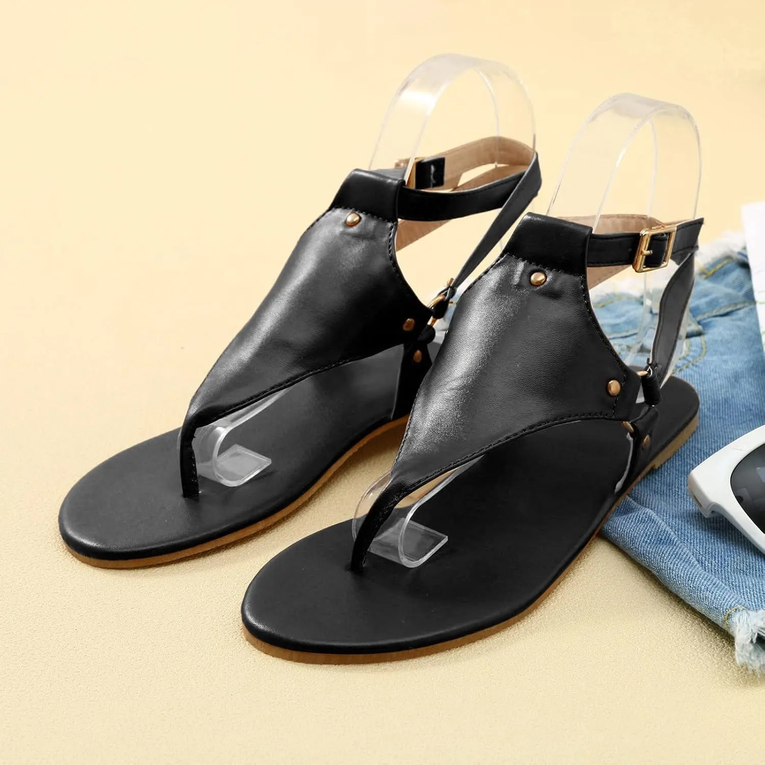 Comfortable Slip on Slide Sandals for Women Summer Comfortable Summer Dress Shoes Elegant Sandals for Women