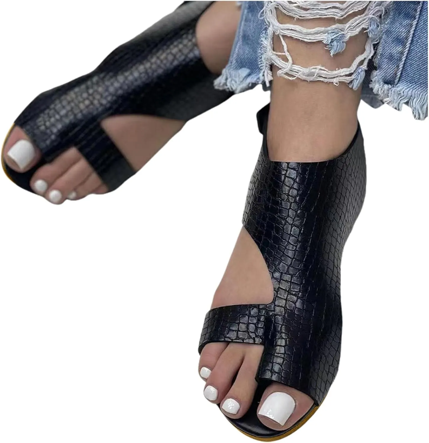Comfortable Slip On Slide Sandals for Women Summer Comfortable Summer Dress Shoes Temperament Sandals