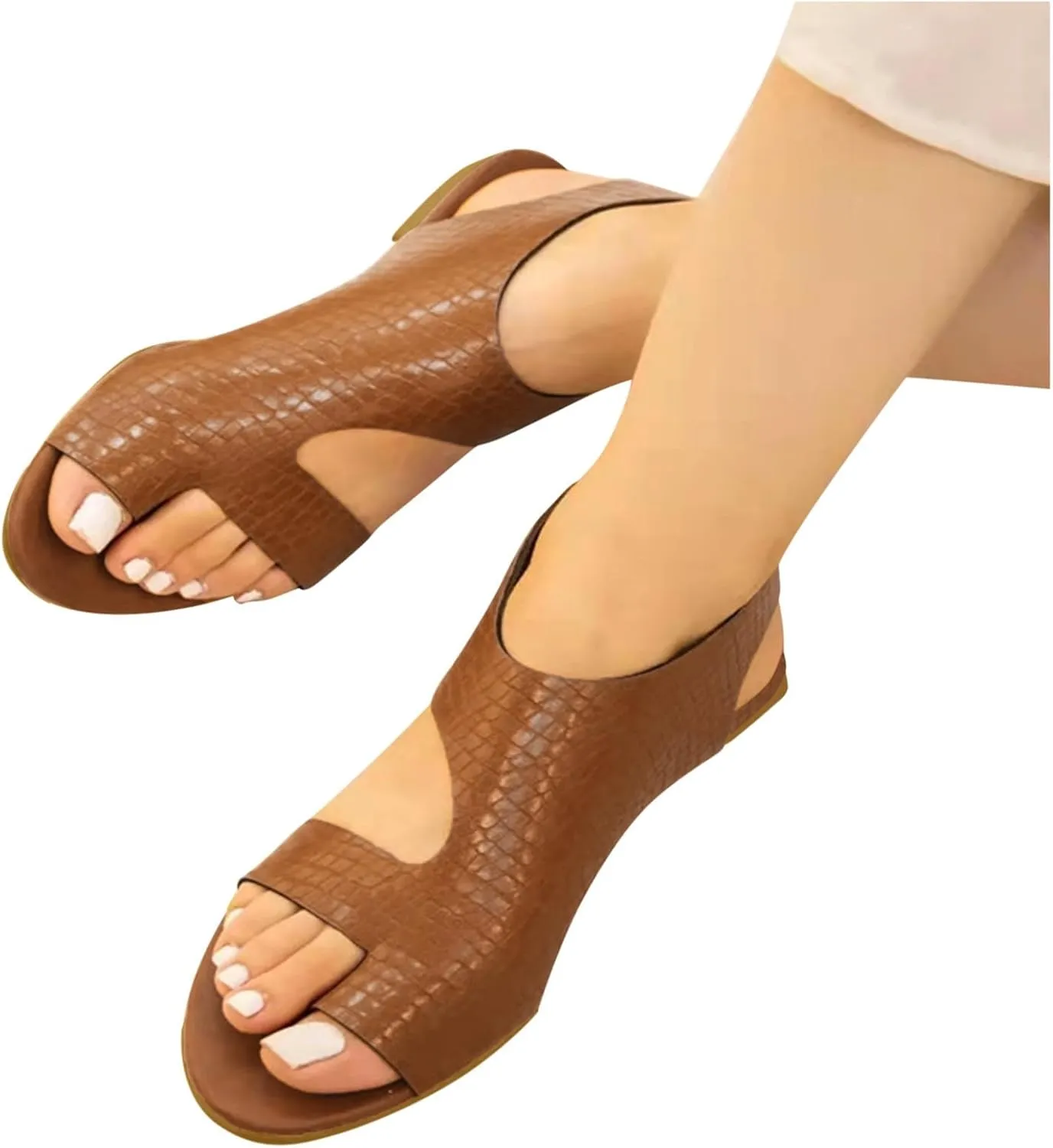 Comfortable Slip On Slide Sandals for Women Summer Comfortable Summer Dress Shoes Temperament Sandals