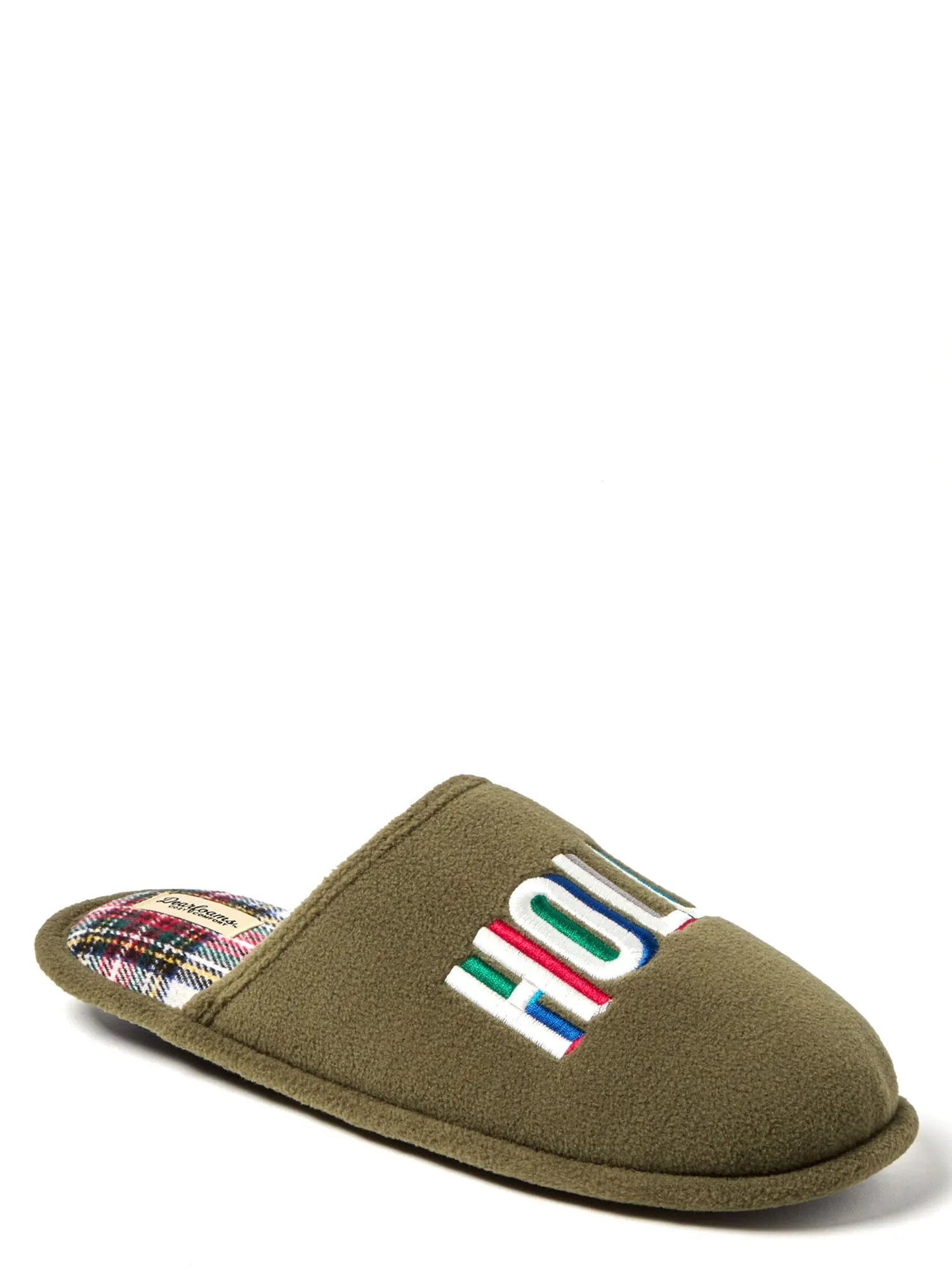 Dearfoams Cozy Comfort Men's Holly Jolly Scuff Slippers