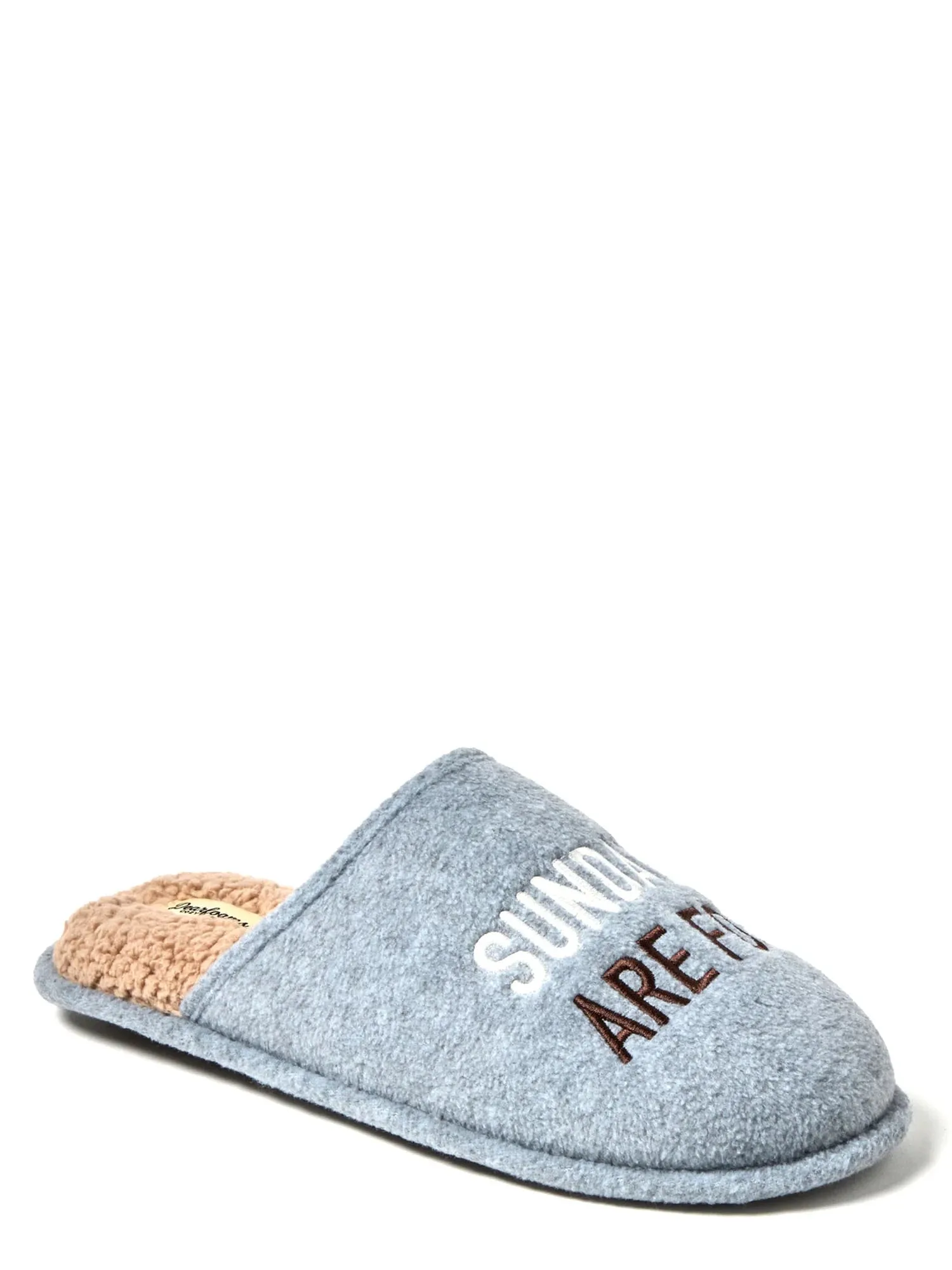 Dearfoams Cozy Comfort Men's Sunday Football Scuff Slippers