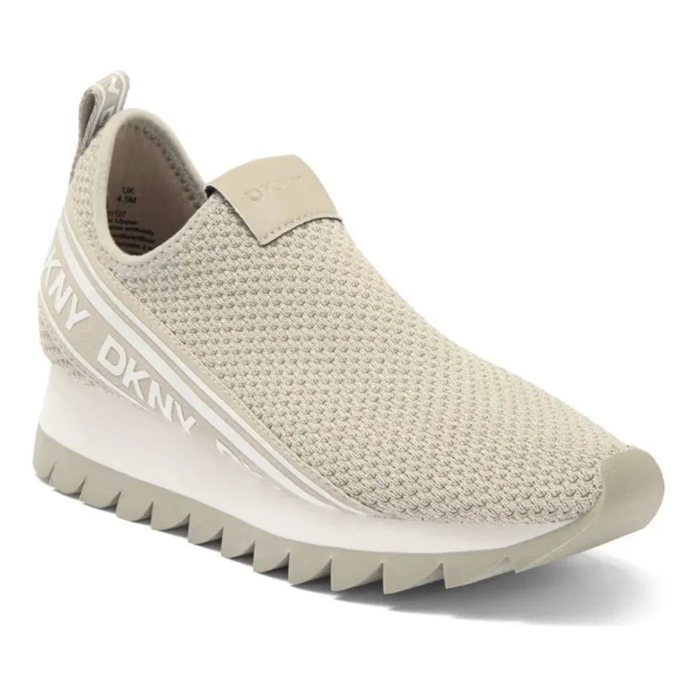DKNY Alani Lace Up Sneaker Women - BEG