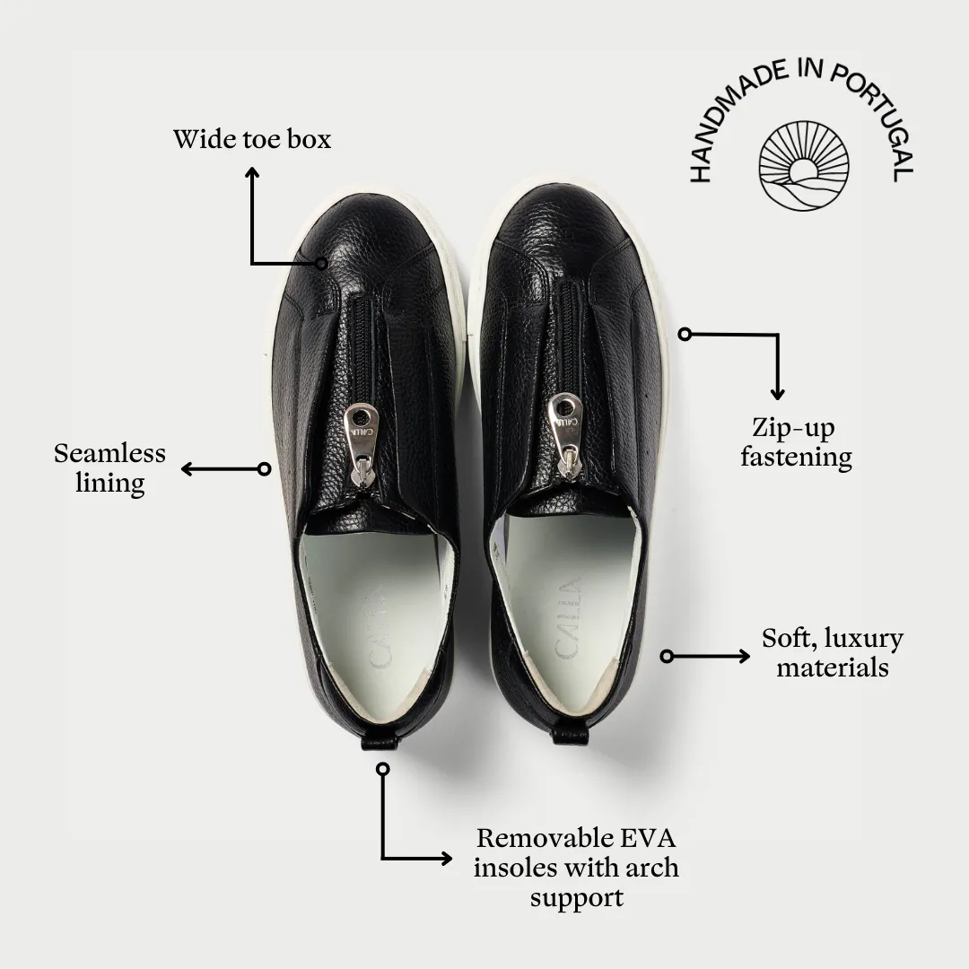 Estella - Black Leather