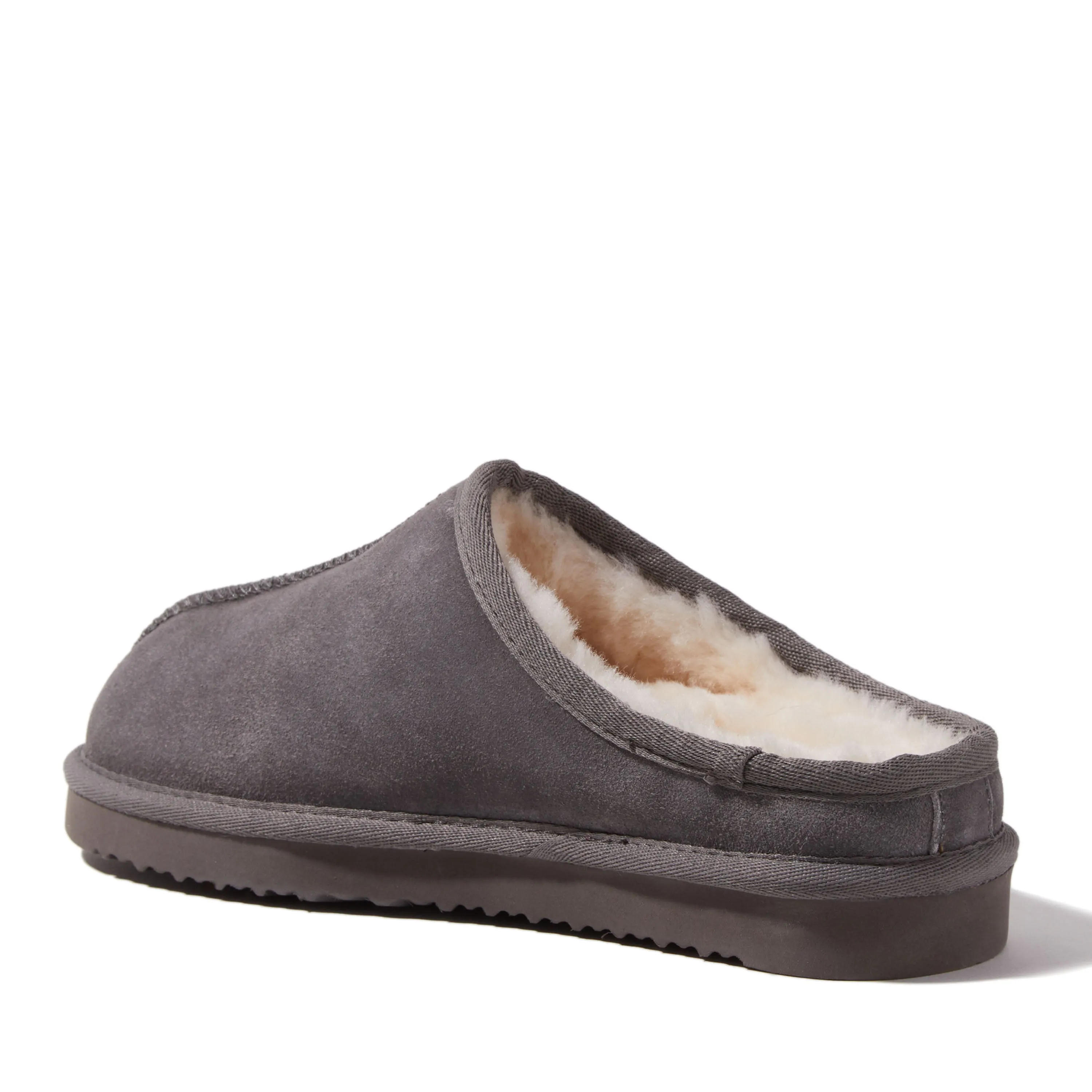 Fireside By Dearfoams Women's Greta Genuine Shearling Clog Slipper
