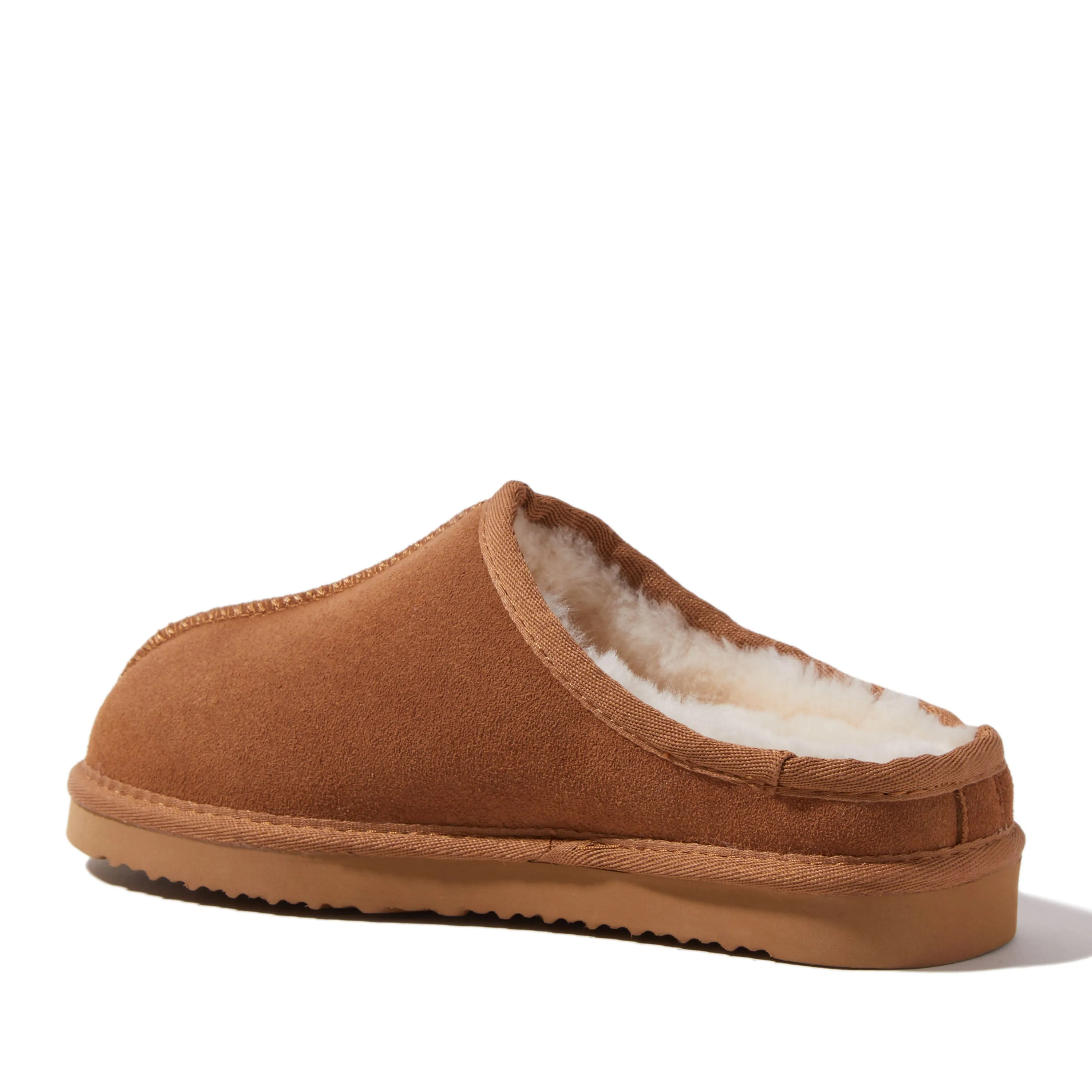 Fireside By Dearfoams Women's Greta Genuine Shearling Clog Slipper