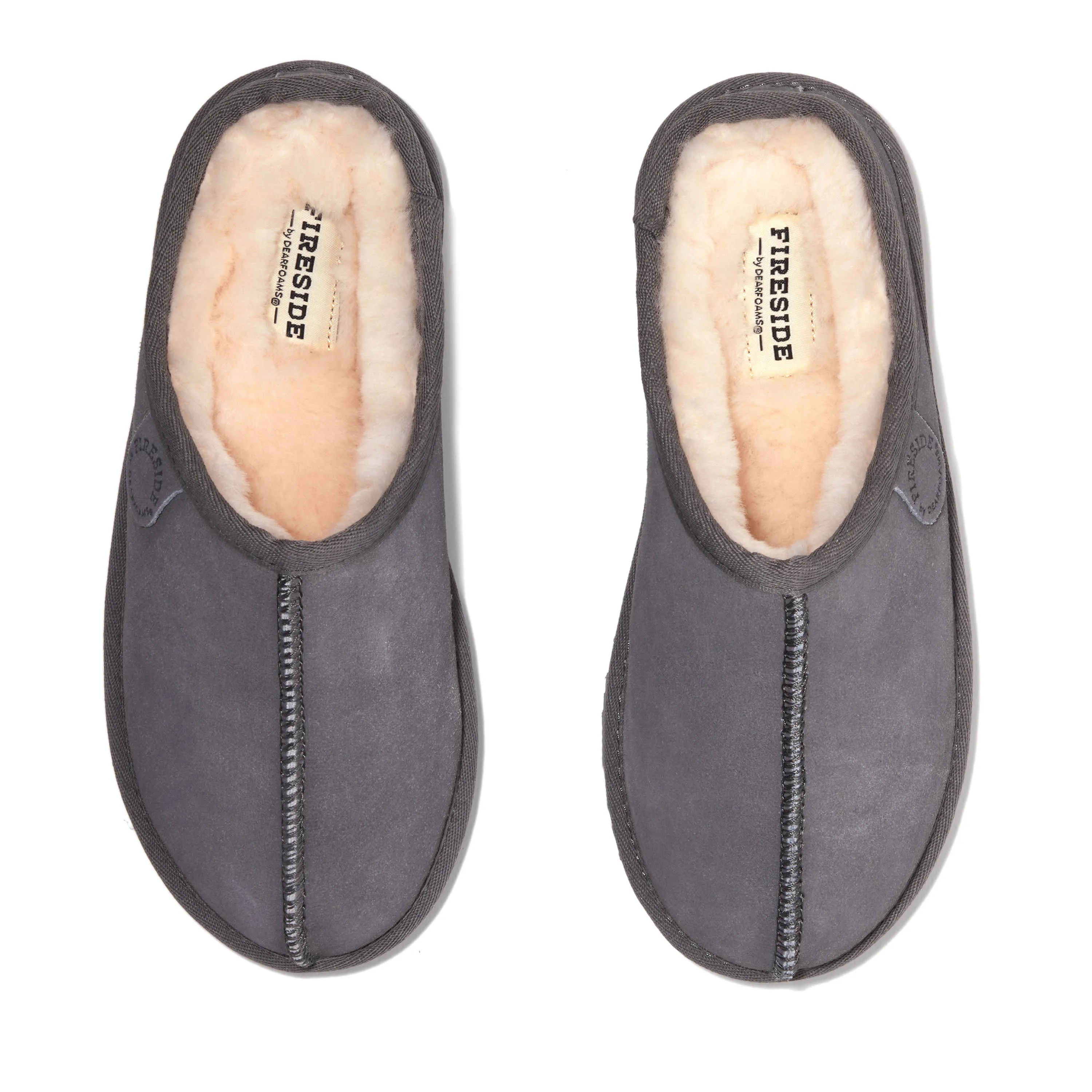 Fireside By Dearfoams Women's Greta Genuine Shearling Clog Slipper