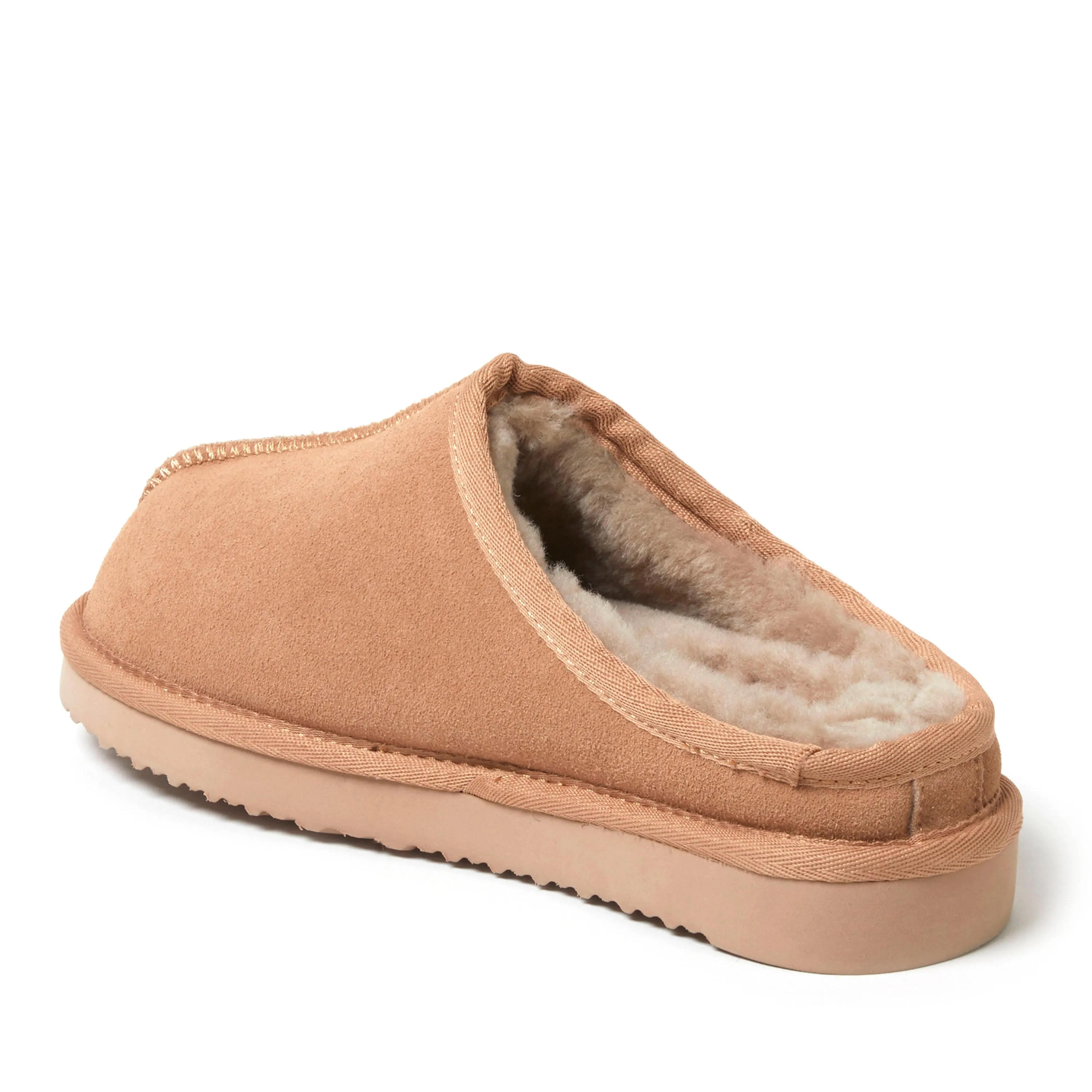 Fireside By Dearfoams Women's Greta Genuine Shearling Clog Slipper