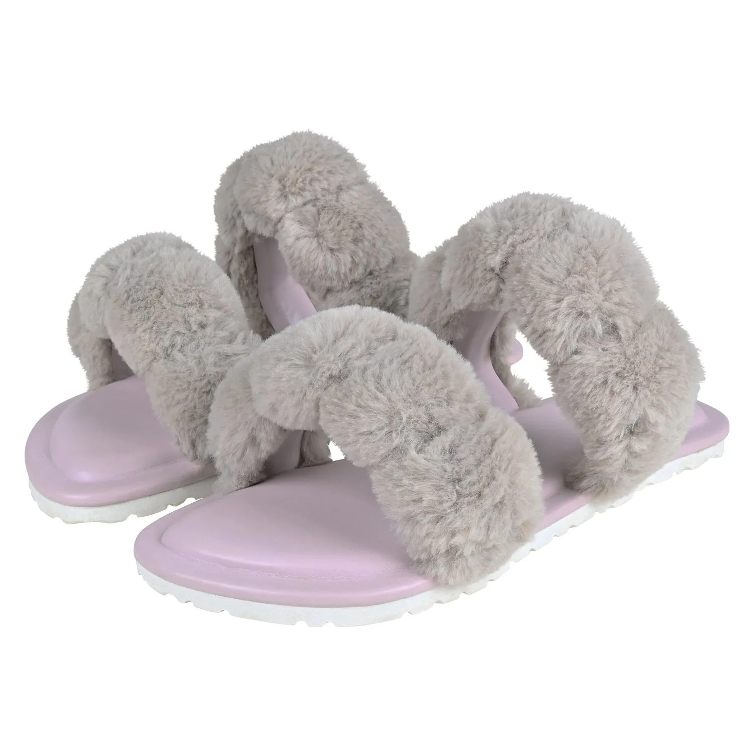 Fluff me Fur Flats