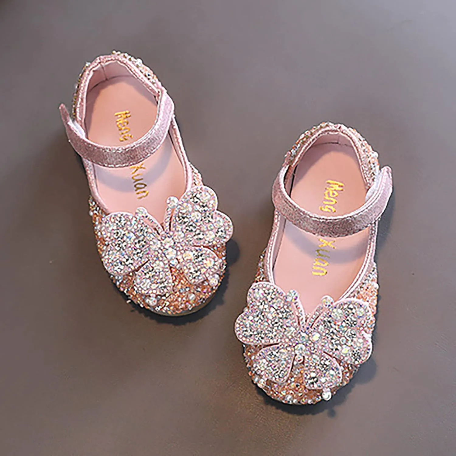 Girls Dance Shoes Princess Dress Performance Shoes Flat Bottom Light Pearl Simple Girls Booties Size 3 Big Kid