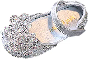 Girls Dance Shoes Princess Dress Performance Shoes Flat Bottom Light Pearl Simple Girls Booties Size 3 Big Kid