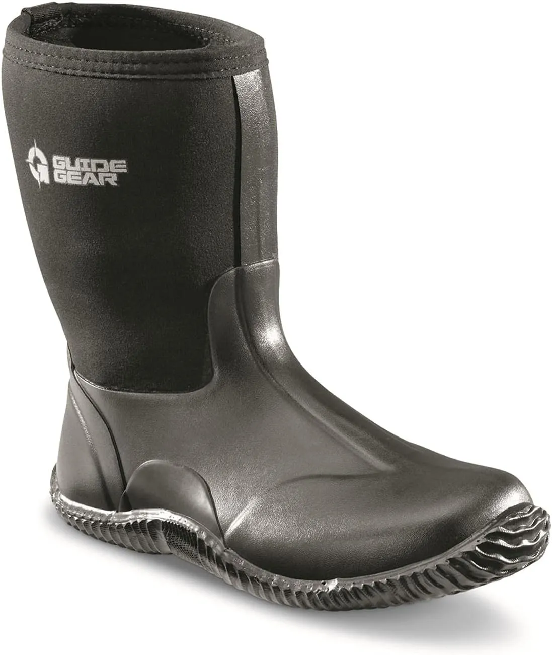 Guide Gear Womens Waterproof Rubber Boots Mid Bogger Rainboots, Garden, Mud, Farm, Fishing Shoes
