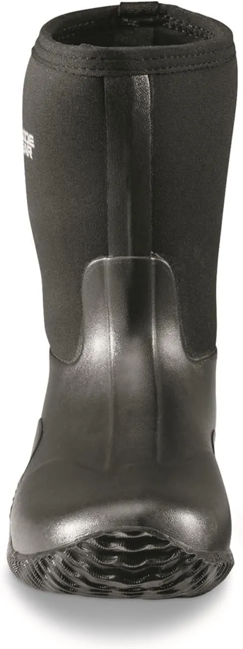 Guide Gear Womens Waterproof Rubber Boots Mid Bogger Rainboots, Garden, Mud, Farm, Fishing Shoes