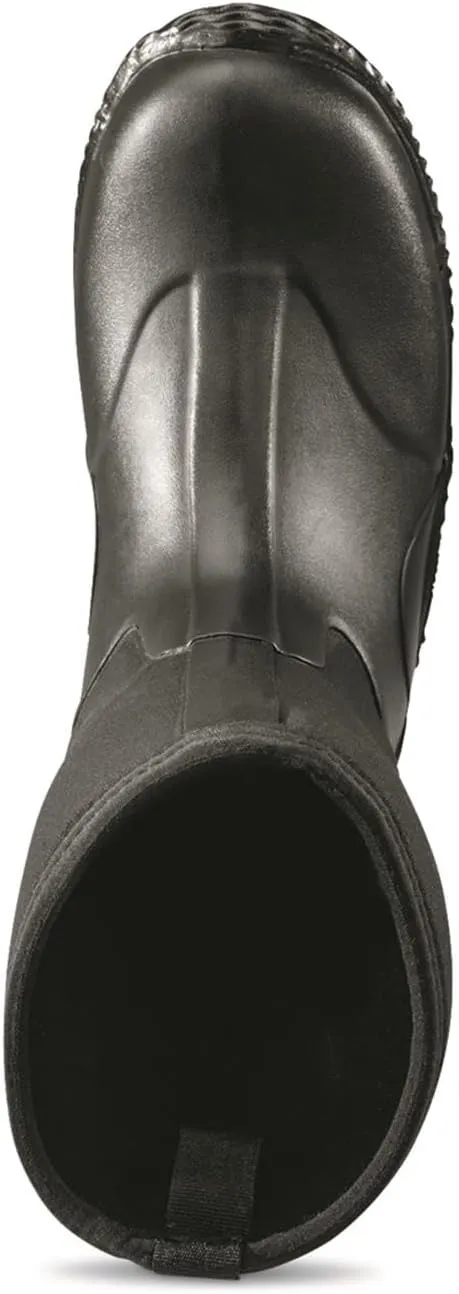 Guide Gear Womens Waterproof Rubber Boots Mid Bogger Rainboots, Garden, Mud, Farm, Fishing Shoes
