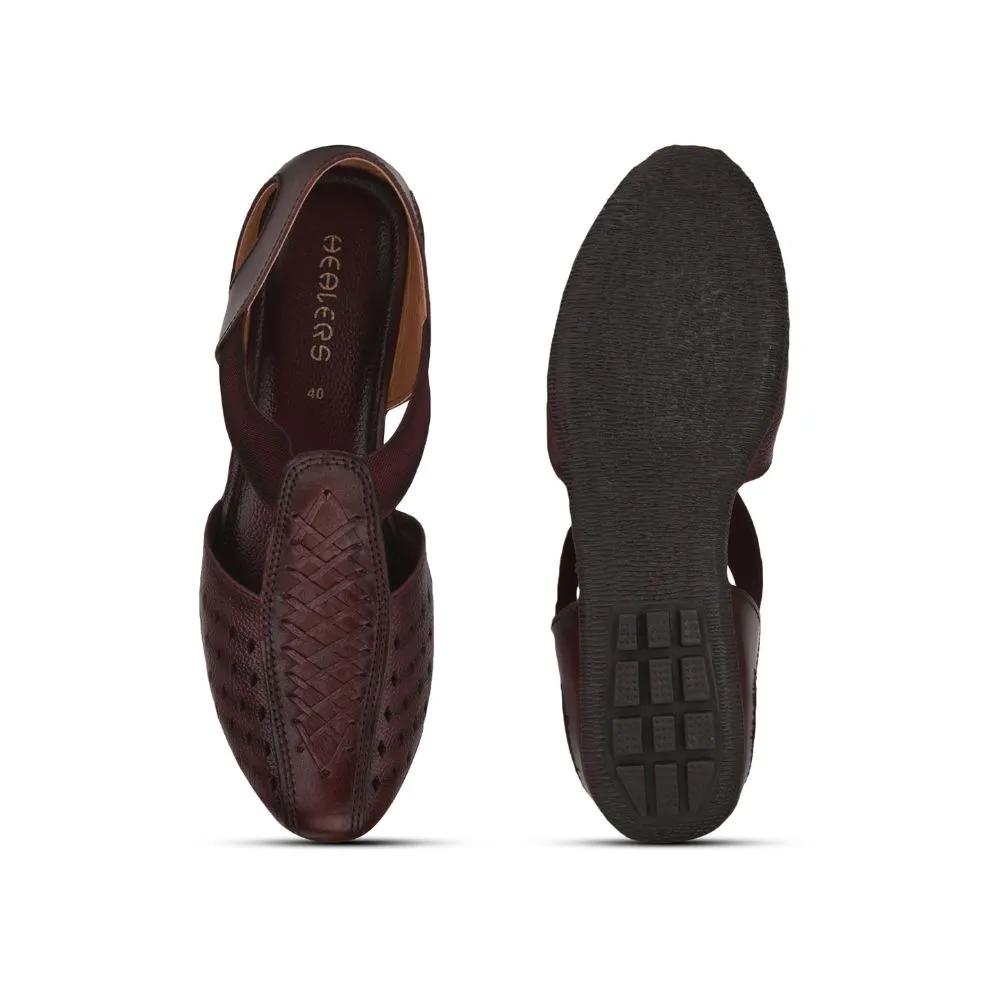 Healers Fashion Sandal For Ladies (Cherry) TLO-08 By Liberty