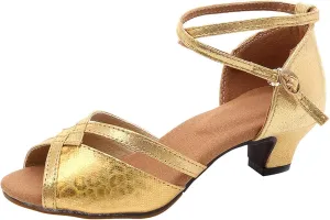 Heels for Women Open Toe Black Prom Heels Practice Ballroom Dancing Shoes Summer Dress Shoes with Ankle Strap