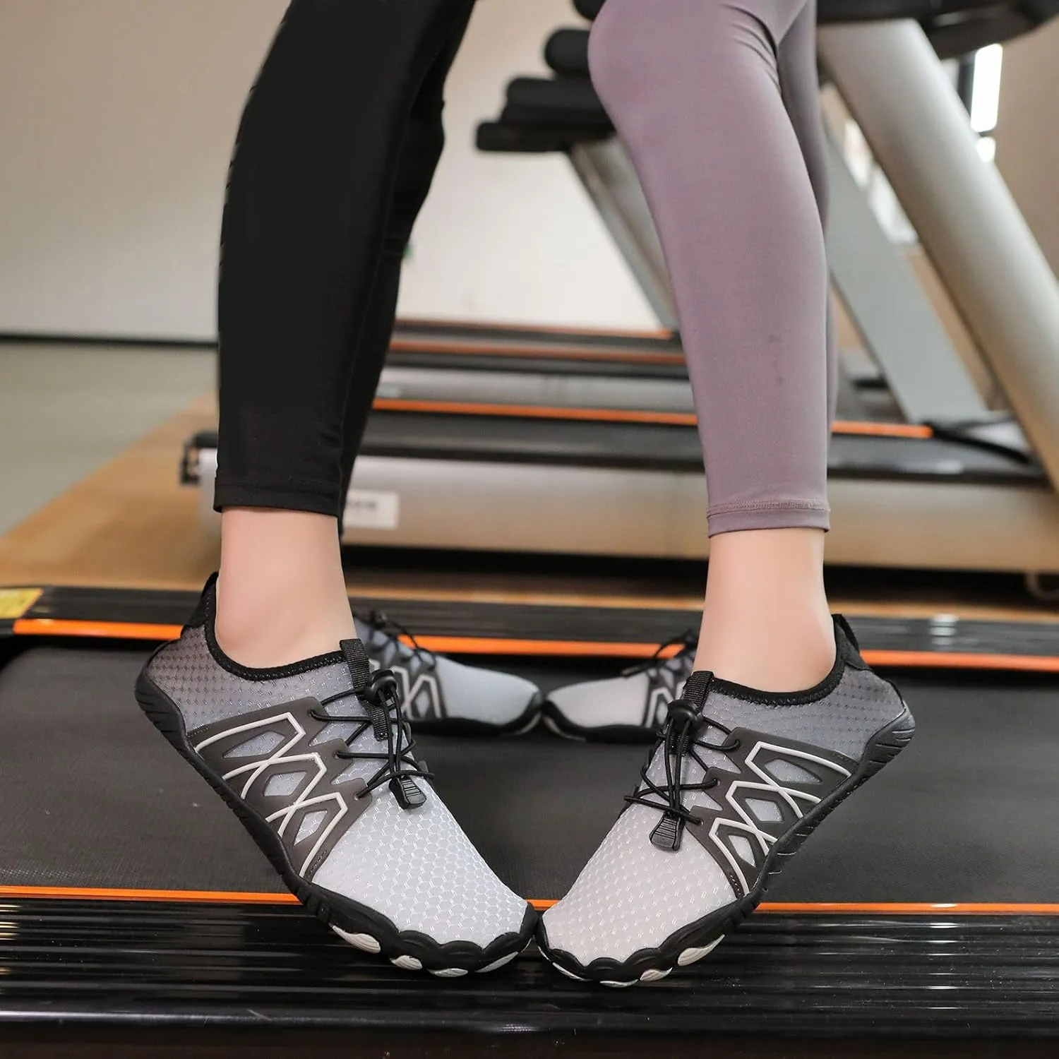 Hiking Footwear Barefoot Womens Mens, Grounded Barefoot Shoes, Hike Barefoot Shoes, Pro Barefoot Shoes with Wide Toe Box, Healthy & Non-Slip Barefoot Shoes, Quick Dry Zero Drop Trail Running Shoes