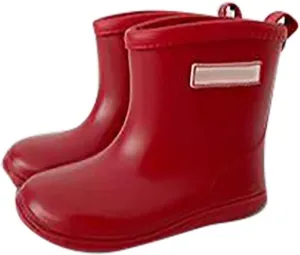 IWIHMIV Raining Boots for Kids Non Slip Waterproof Rubber Boots Outdoor Toddler Boys Girls Lightweight Rain Boots