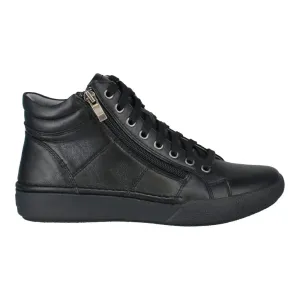 Josef Seibel Women's Claire 11 Casual Leather Trainers Boots Black