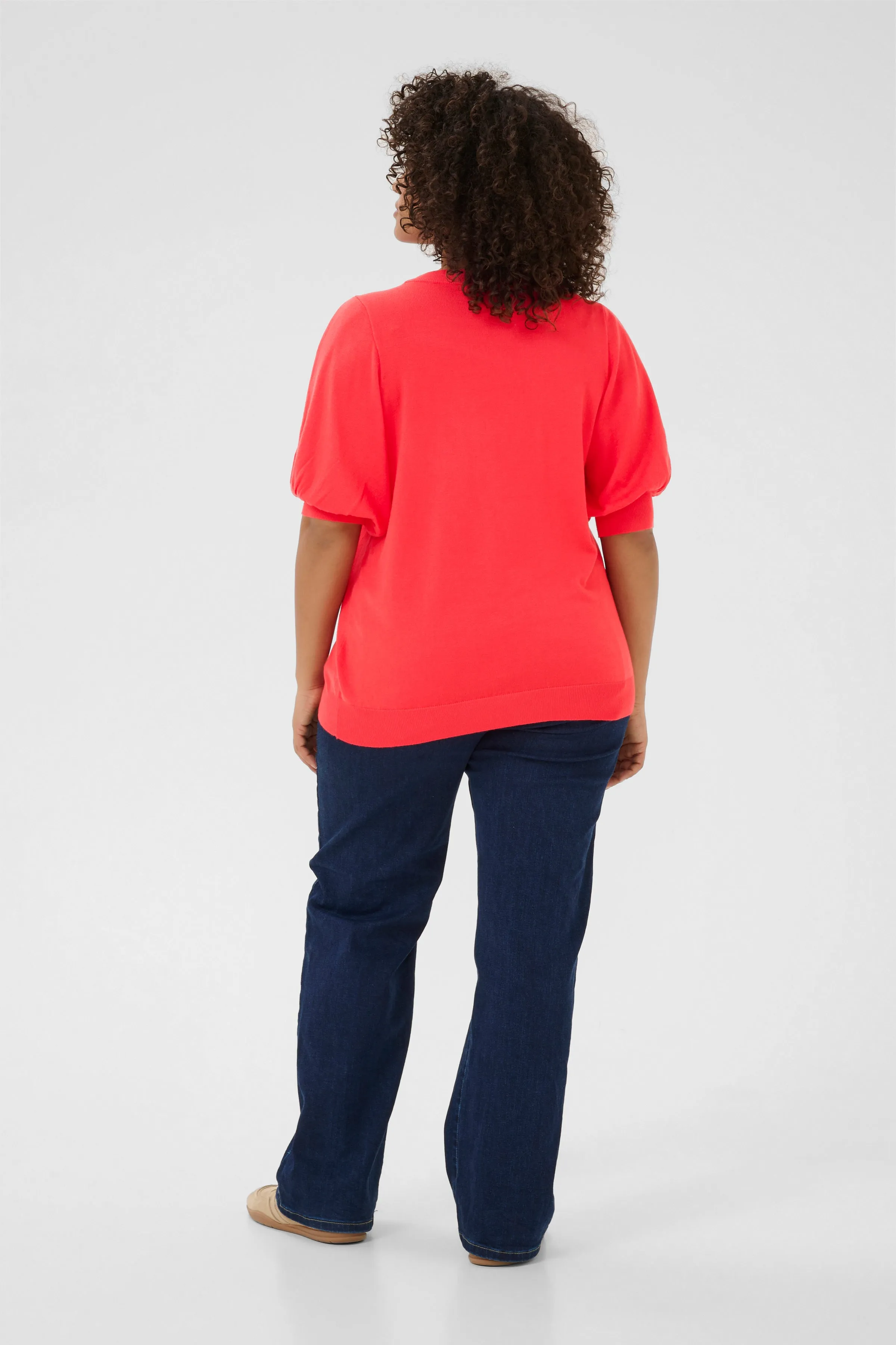 Kaffe Curve Loni Knit in Coral